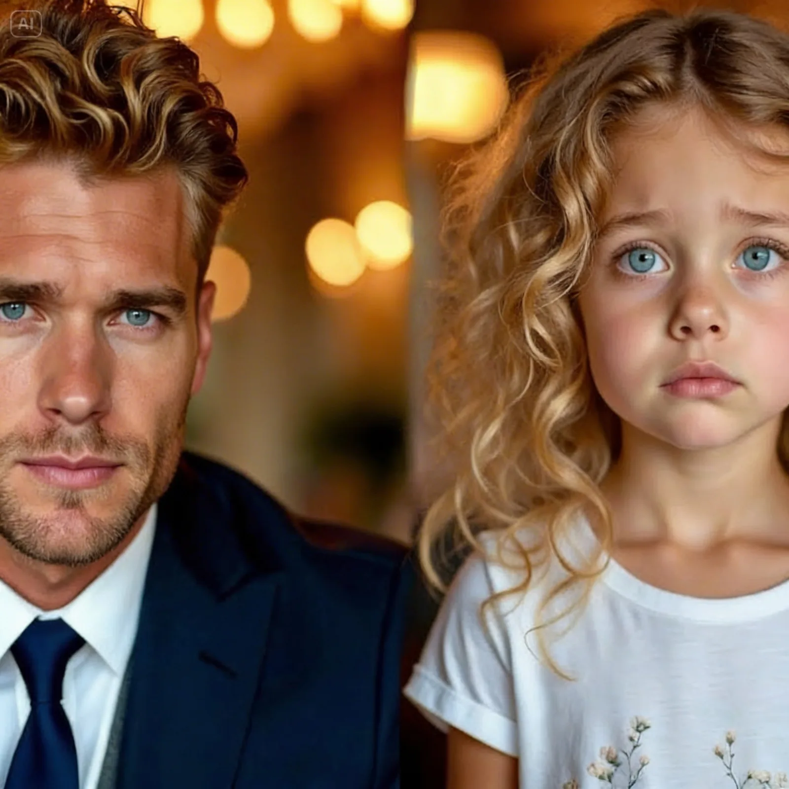 The CEO millionaire was having dinner at restaurant… until little girl with birthmark approached him