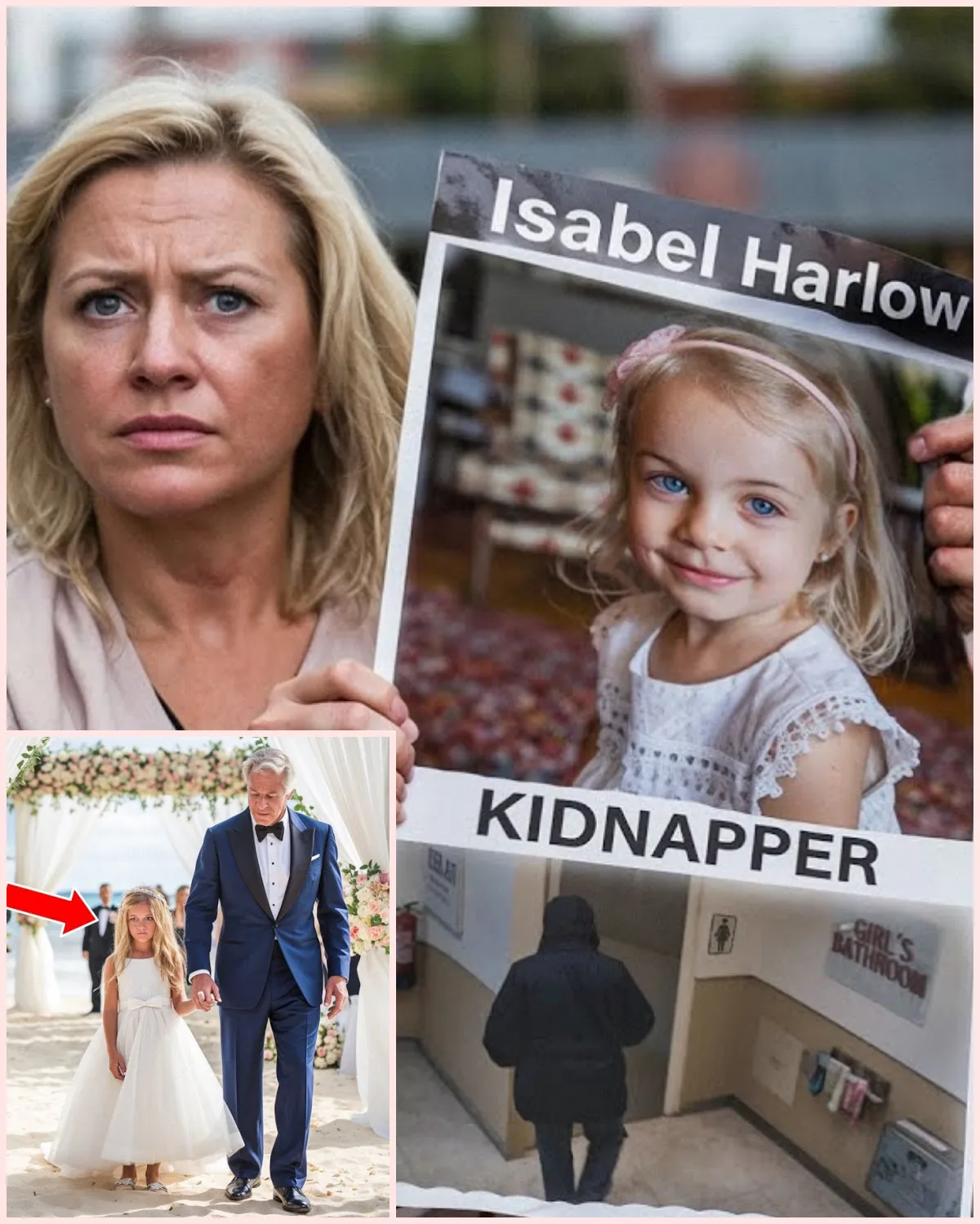 Her Daughter Vanished in a Mall Restroom, 4 Years Later the Mom Walks on a Beach and Sees…