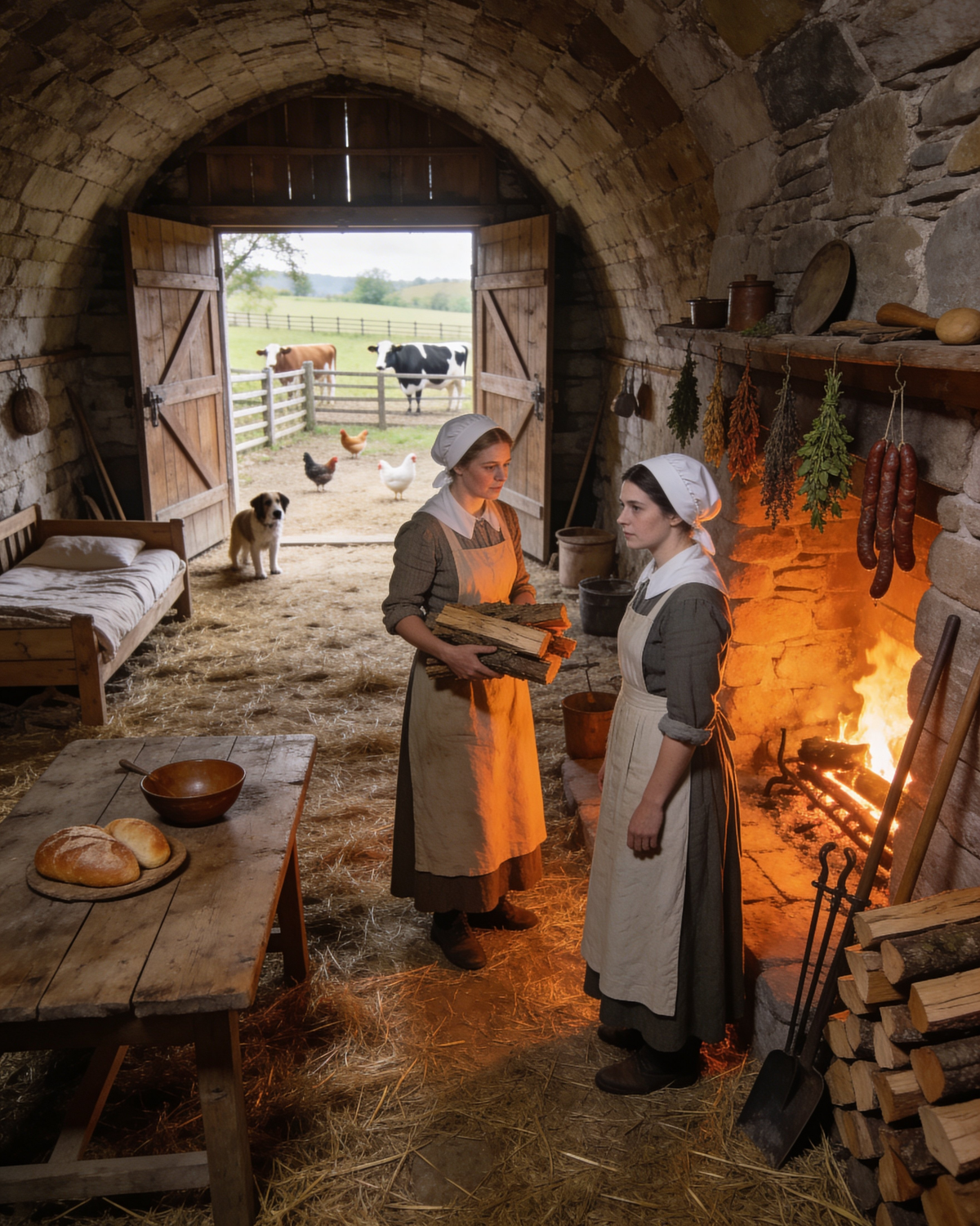 Expelled Before Winter, She Sealed a Cave with Barn Wood — and Learned to Retain Heat