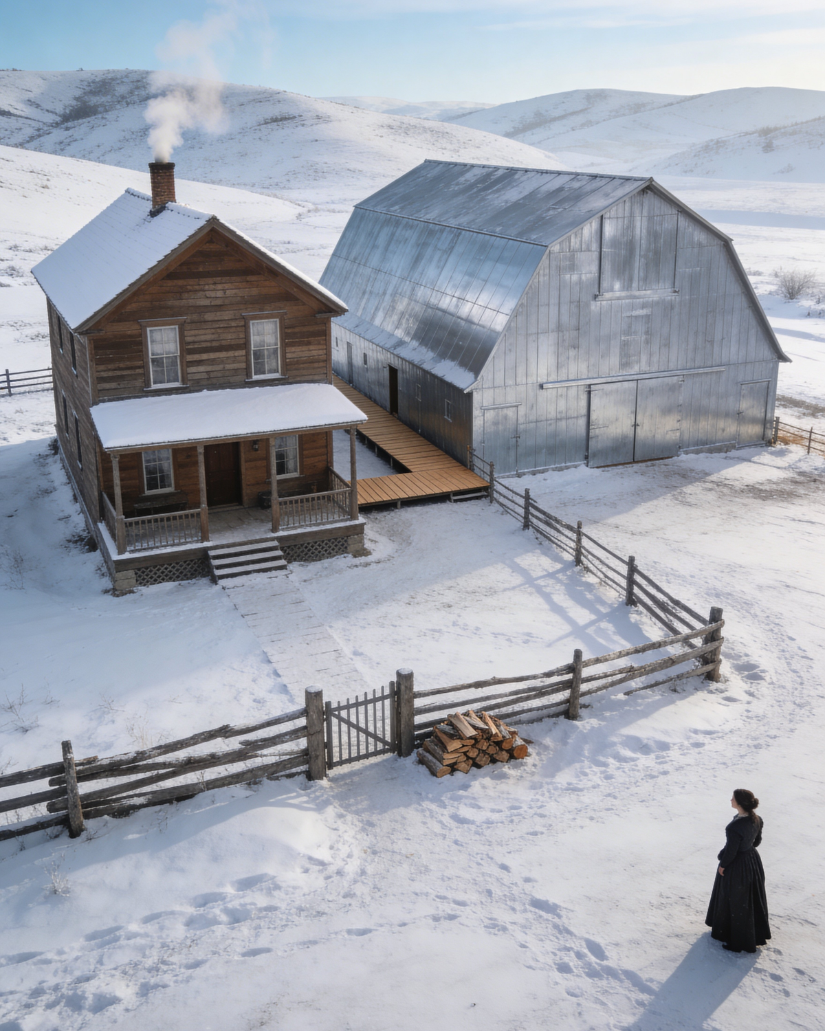 She Connected Her Cabin to Her Barn With a Tunnel — Then Winter Came