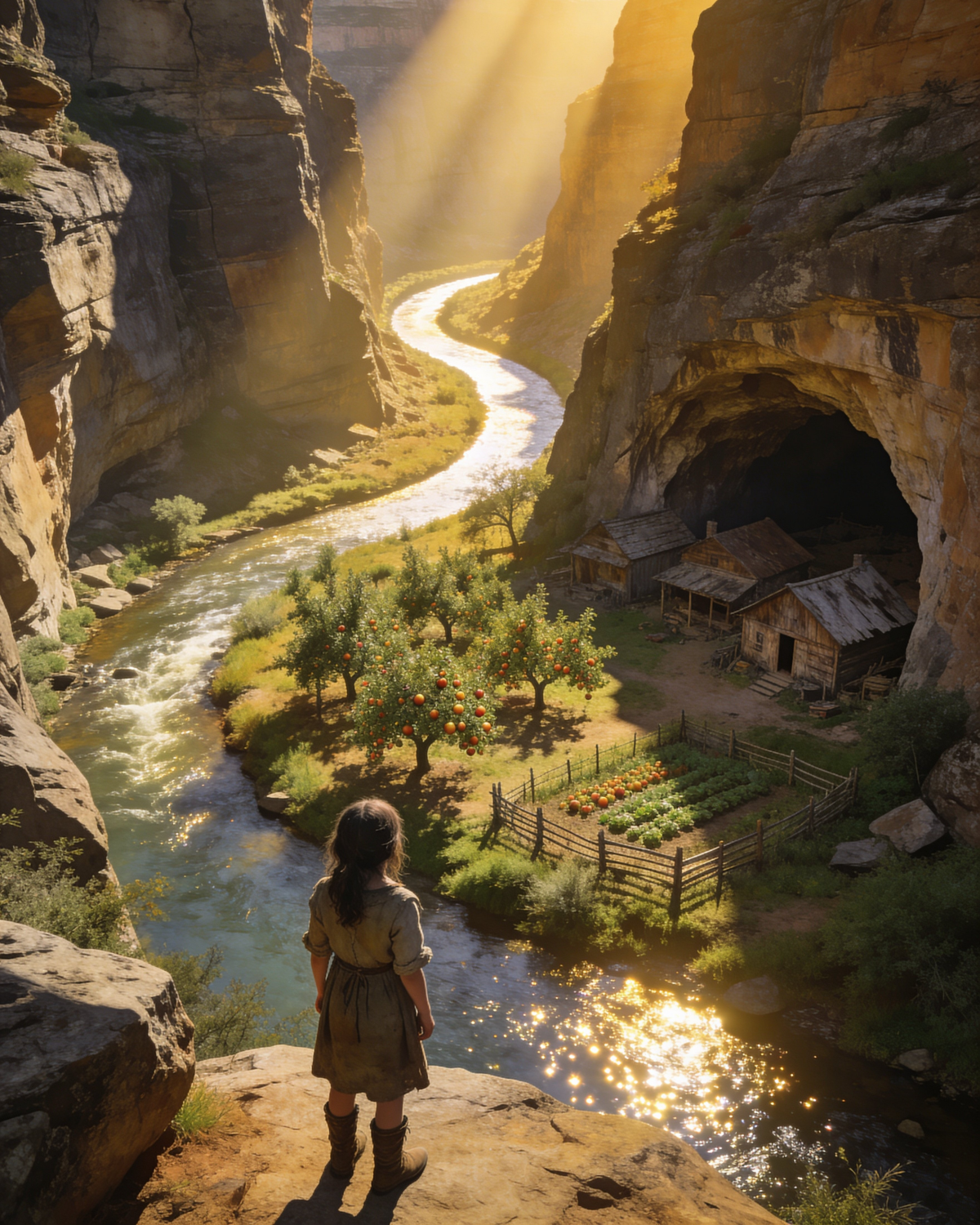 They Said I Inherited a Useless Canyon — They Mocked Me Until I Built a Farm No One Could Reach