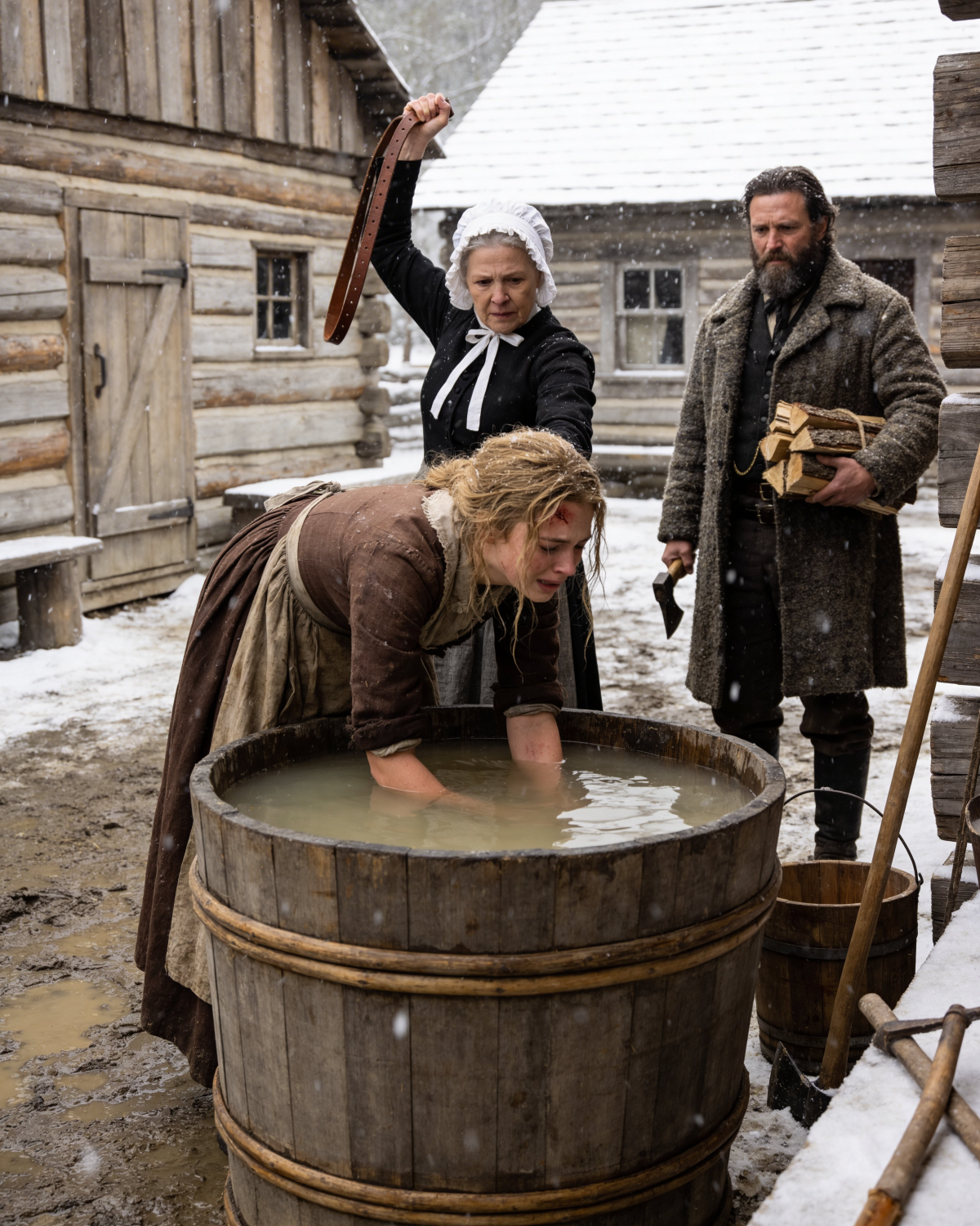 Beaten Daily by Her Mother… Until a Mountain Man Whispered: “She’s Coming With Me”