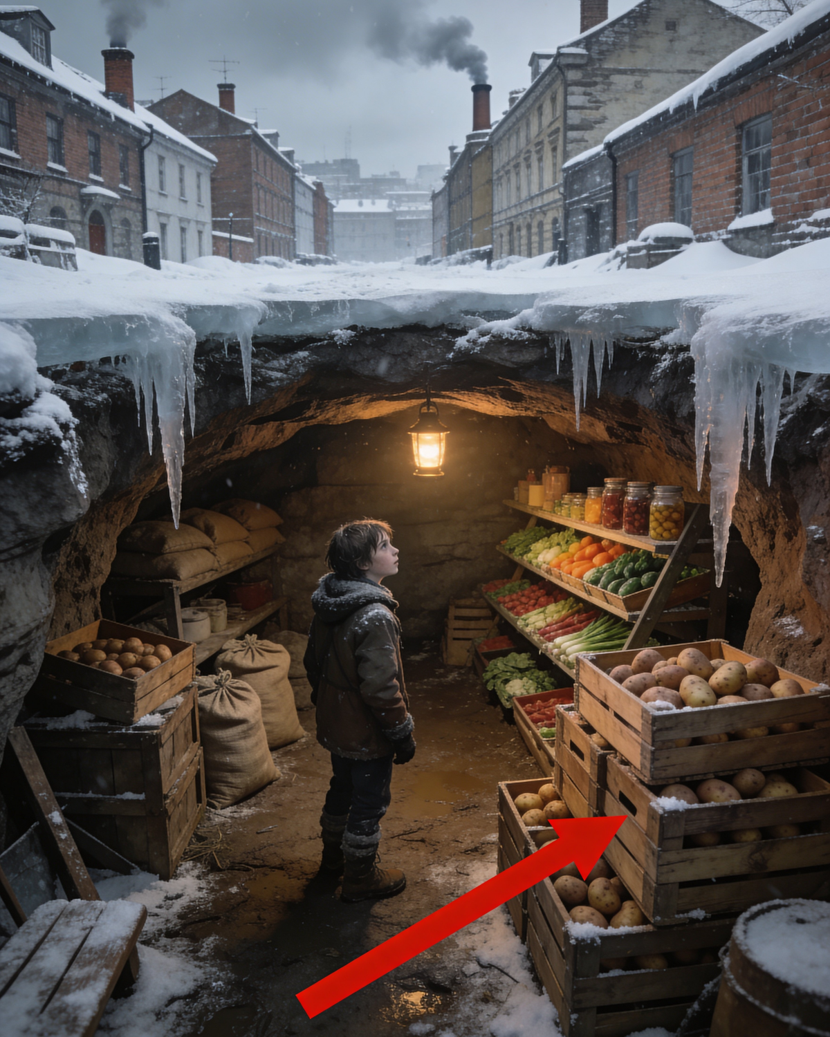 She Buried 2000 Pounds of Potatoes They Said Would Rot… Until the Deadliest Winter Came