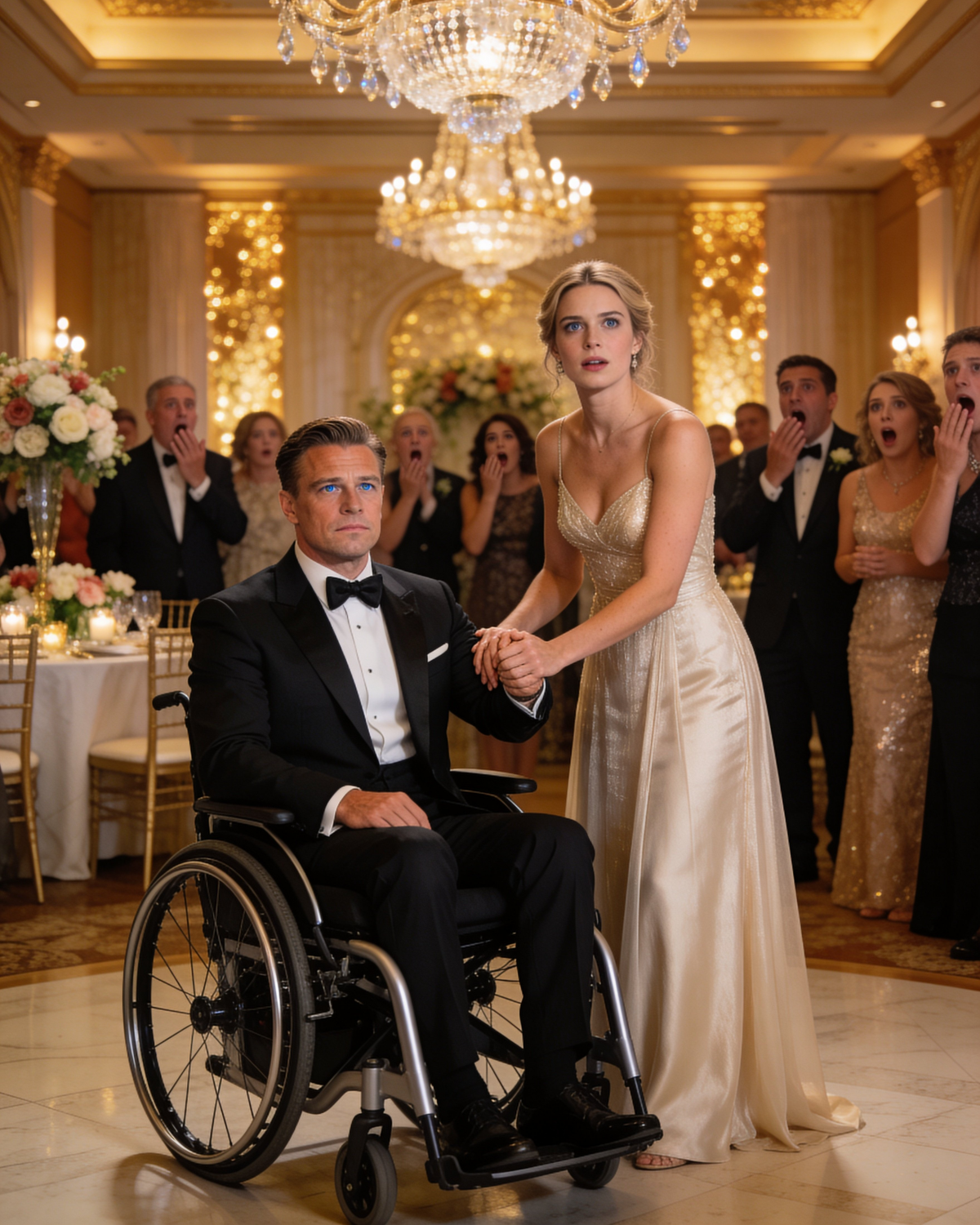 At the wedding, everyone was dancing except the man who had once made the whole world move to his rhythm