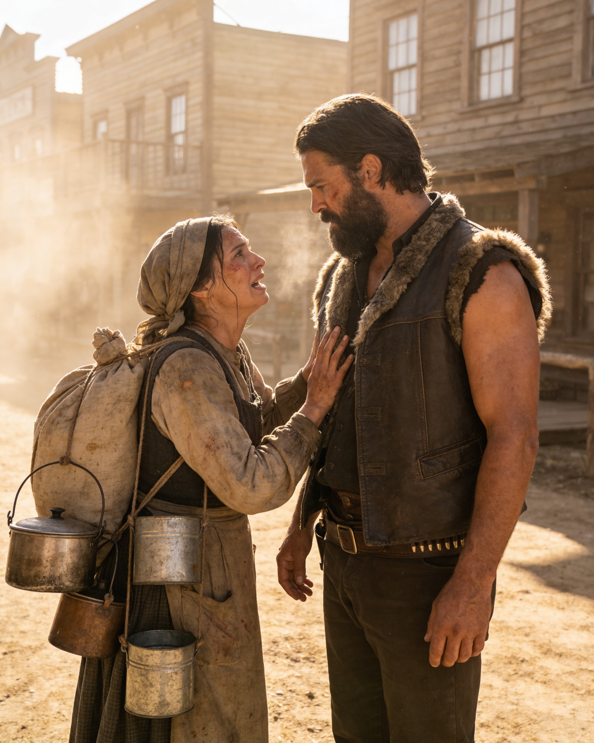 “I’m Not Worth Much, Sir… But I Can Cook,” Said the Homeless Widow to the Lone Mountain Rancher