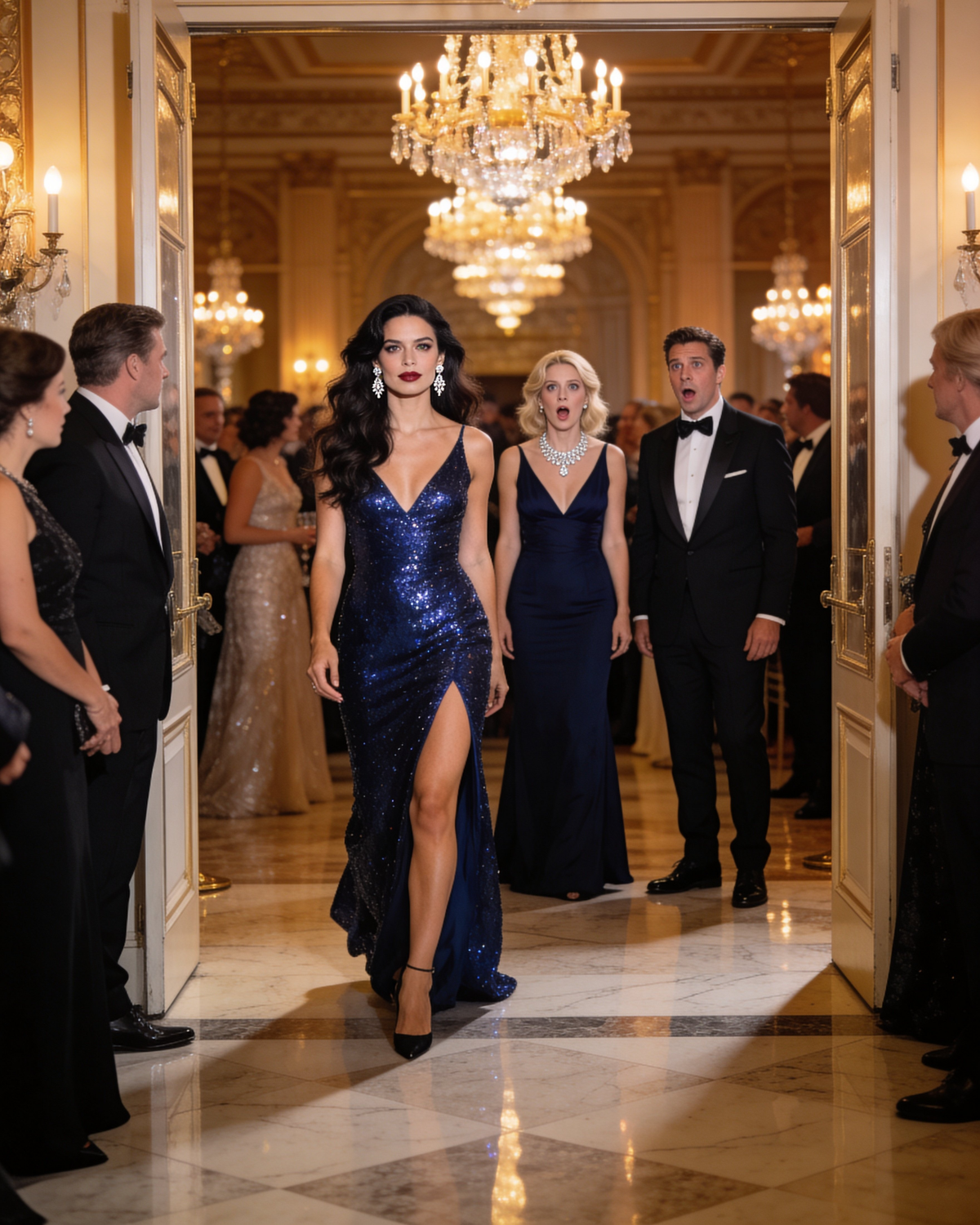 He Hid His Wife in Shame… Then She Stole the Entire Gala