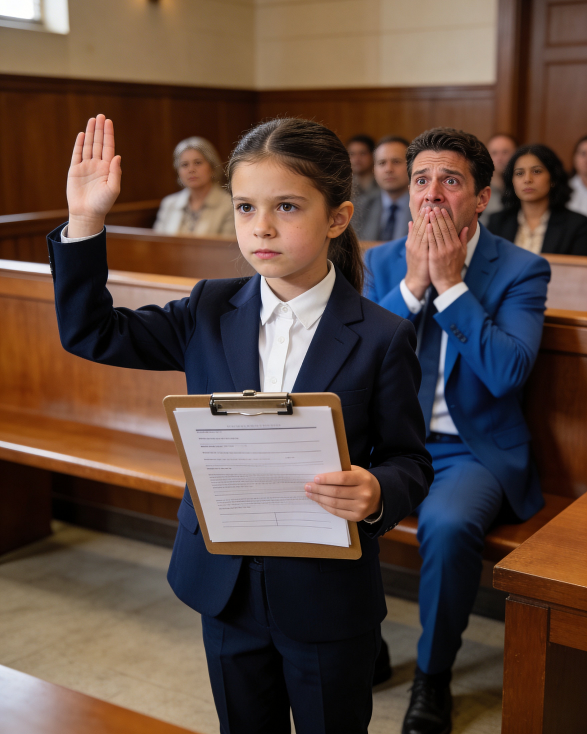 “I’M DADDY’S LAWYER,” THE MILLIONAIRE’S DAUGHTER TELLS A JUDGE — REVEALING A SHOCKING TRUTH