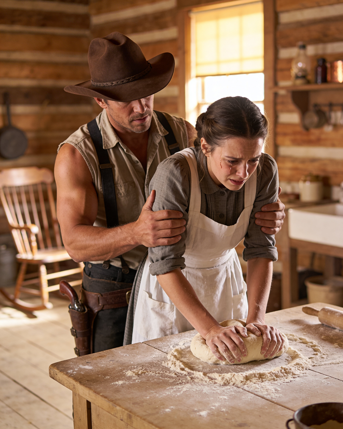 Please Don’t Come Inside,” The Widow Warned The Dangerous Cowboy Who Desperately Wanted Her Heart