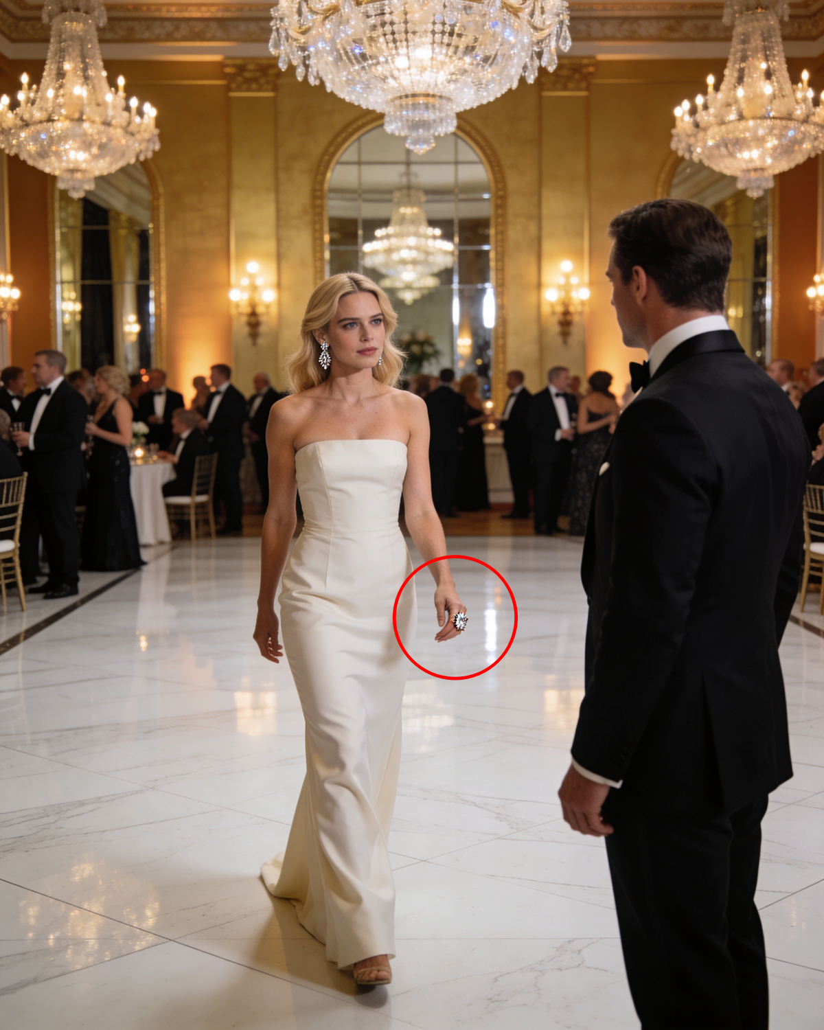 She Stayed Silent Through The Divorce — Then Arrived At The Gala Wearing A Ring He Never Could