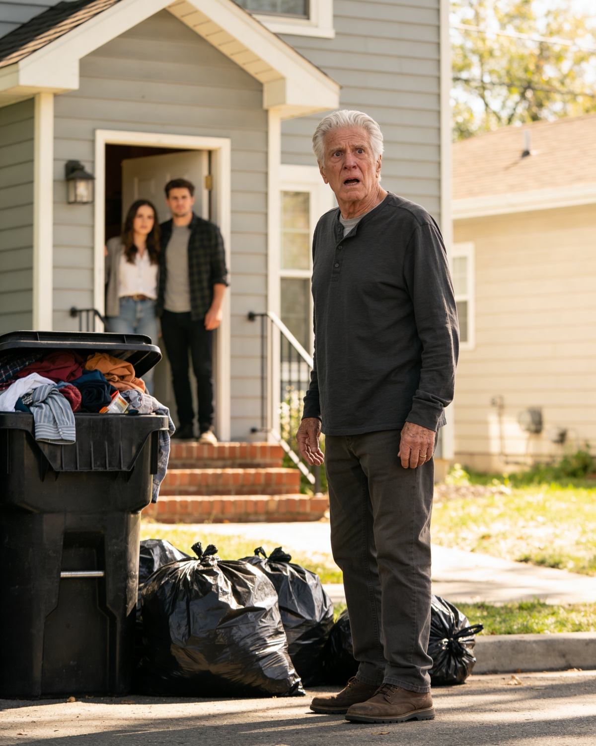 My Son And His Wife Threw All My Stuff In The Trash And Kicked Me Out — Three Days Later…