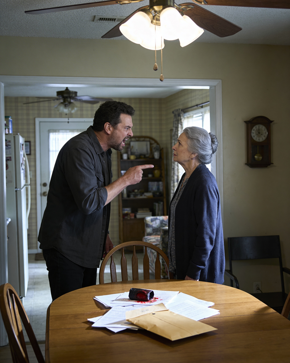 “STOP INTERFERING, YOU CRAZY OLD WOMAN.”