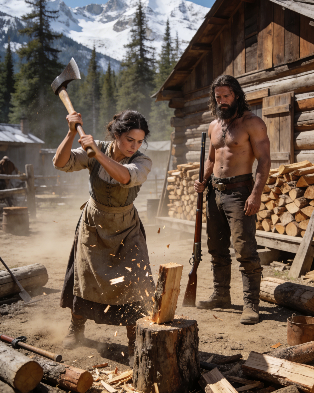 Every Mail-Order Bride Left Within a Week with the Mountain Man…Until the Obese One Refused to Leave