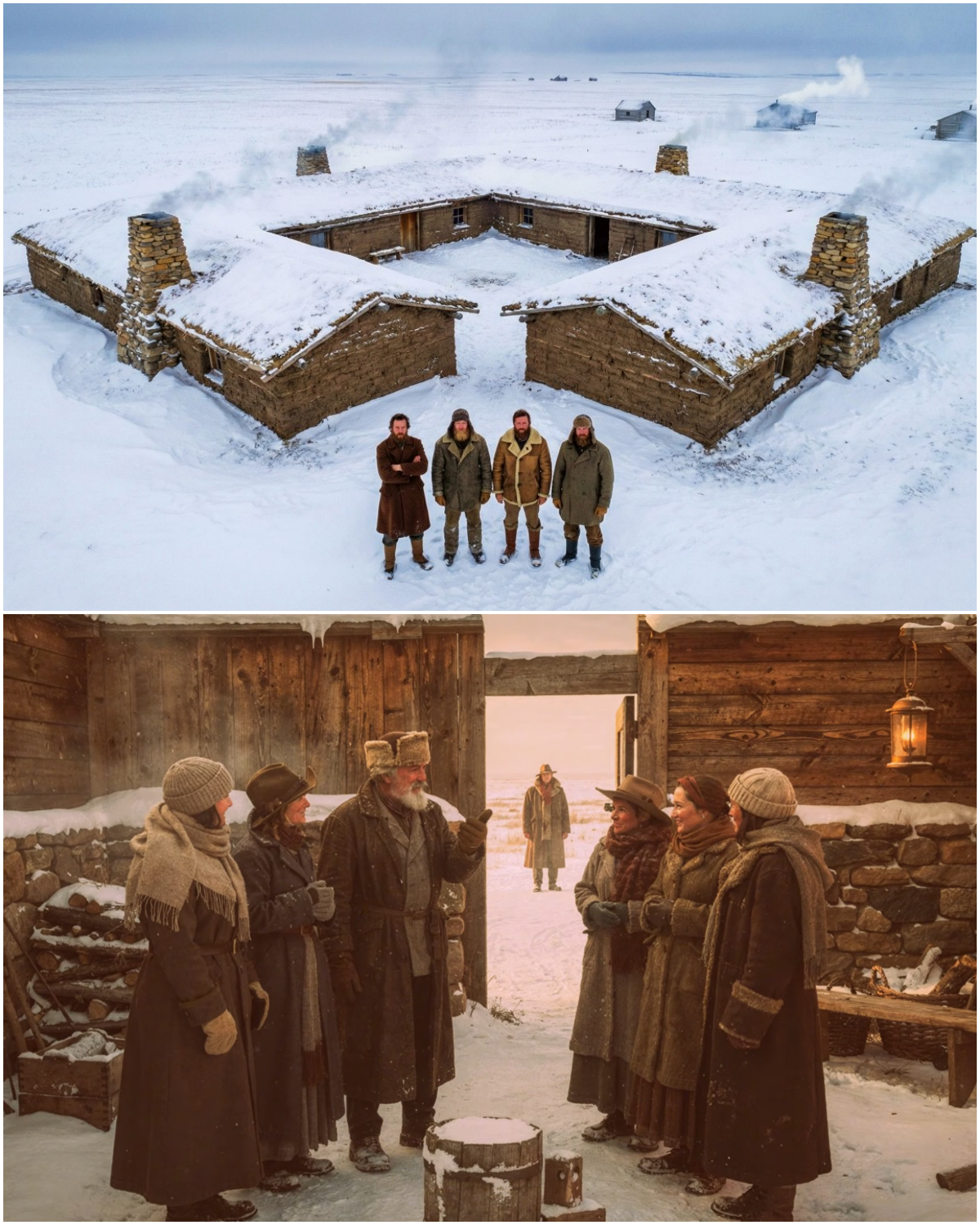 His Neighbors Said Connecting Cabins Was Foolish — Until 4 Families Stayed Warm on One Family’s Wood