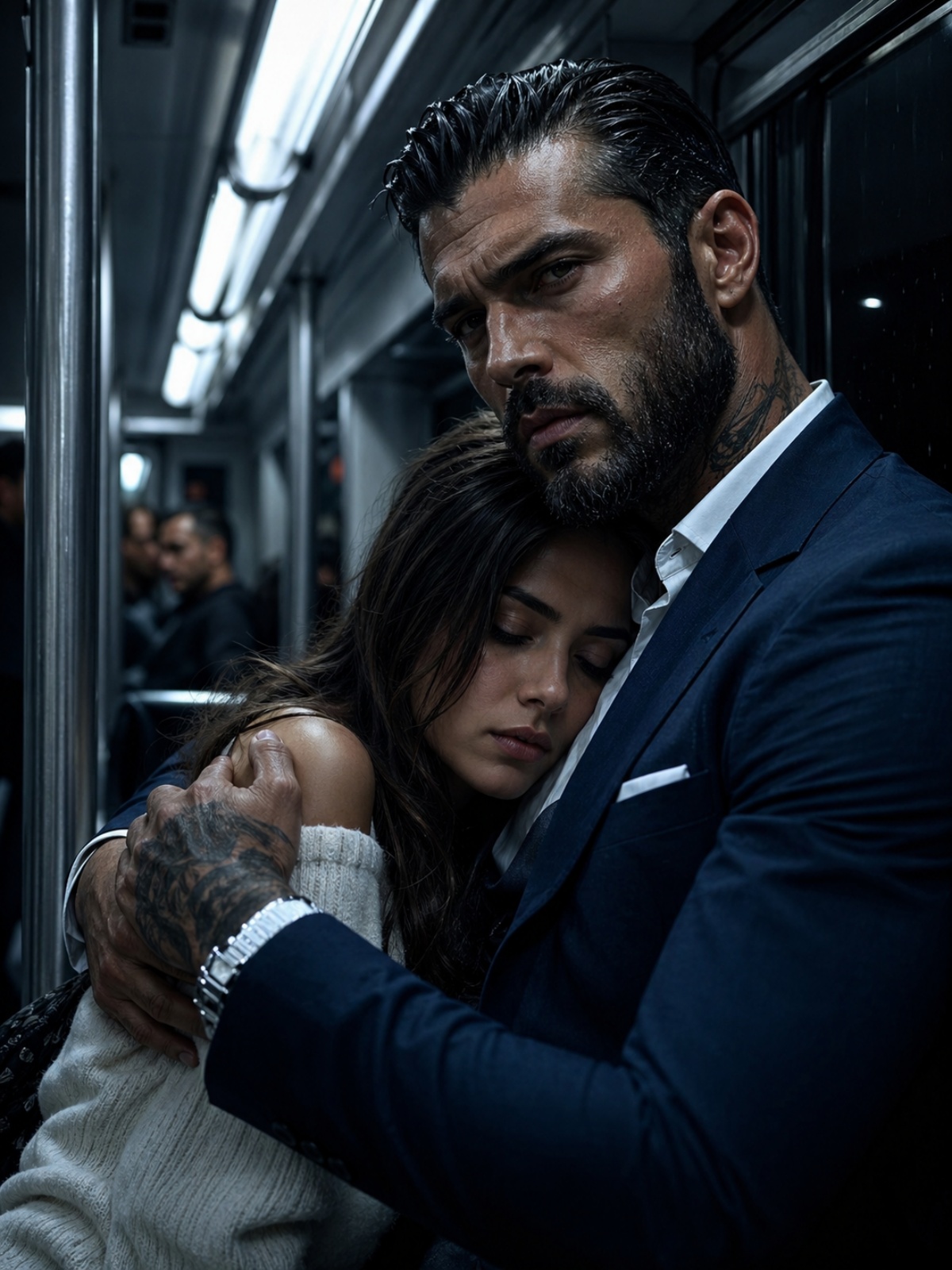She Fainted on the Train—Then Woke in the Mafia Boss’s Arms as He Whispered, “You’re Safe Now”