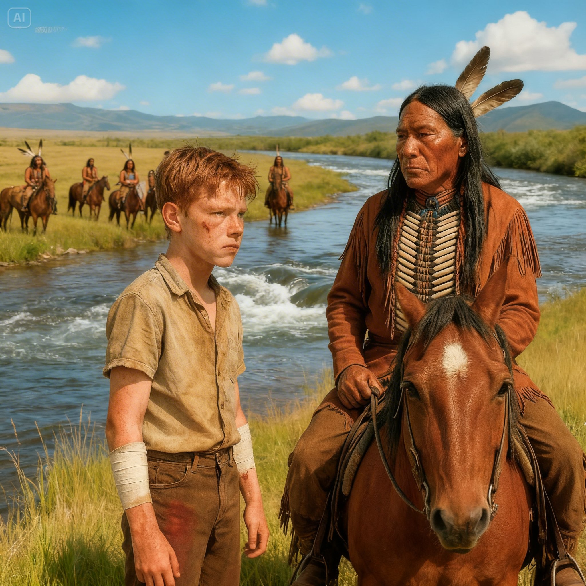 Young Boy Got Bitten 7 Times by Wolves Defending an Injured Native Women—The Next Morning, Her……