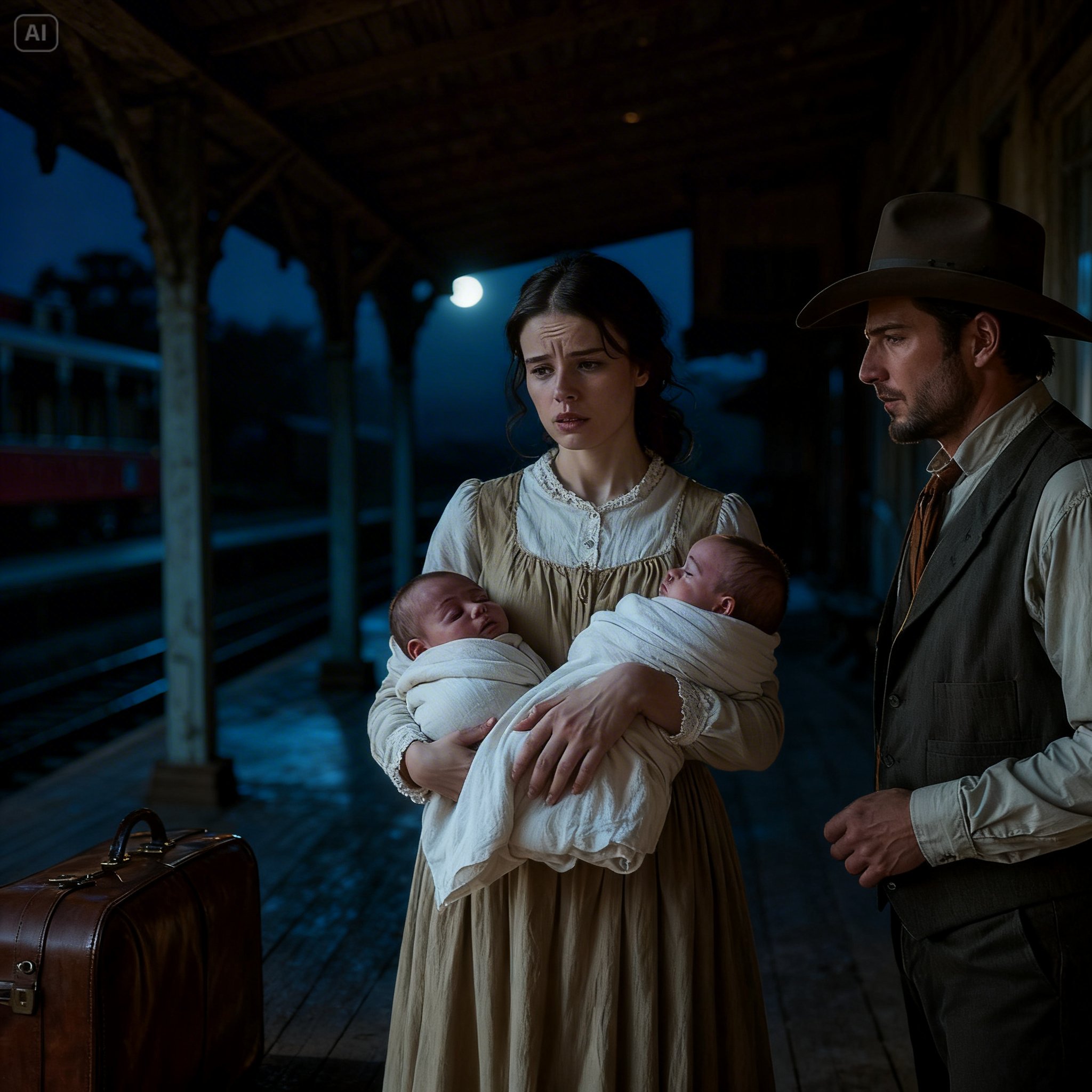 Mail-Order Bride Arrived With Twin Babies, Rejected By Groom Until A Widowed Doctor Proposed Instead