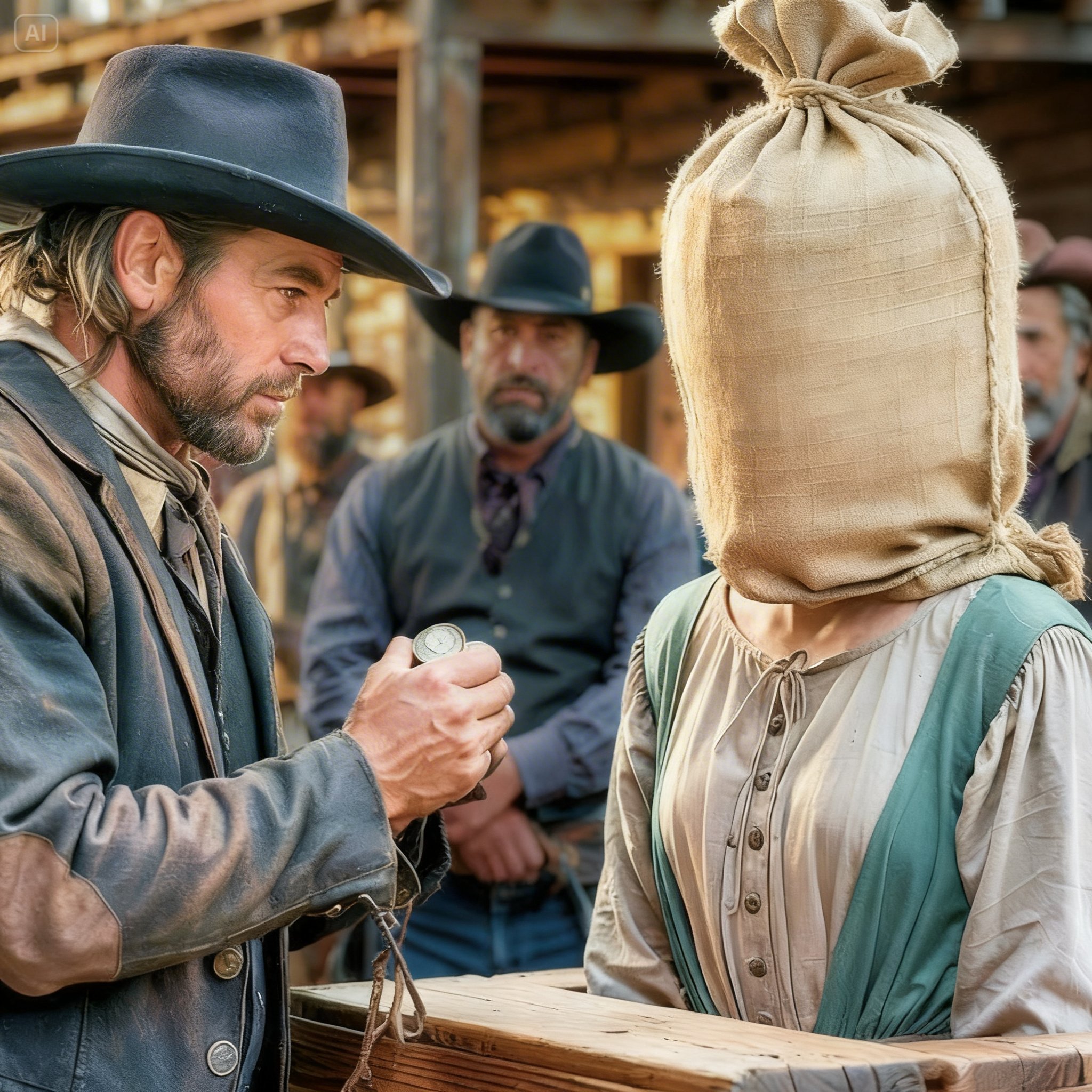 Mountain Man Bought Rejected Mail Order Bride With Sack On Her Head—Then Gasped When He Saw Her Face