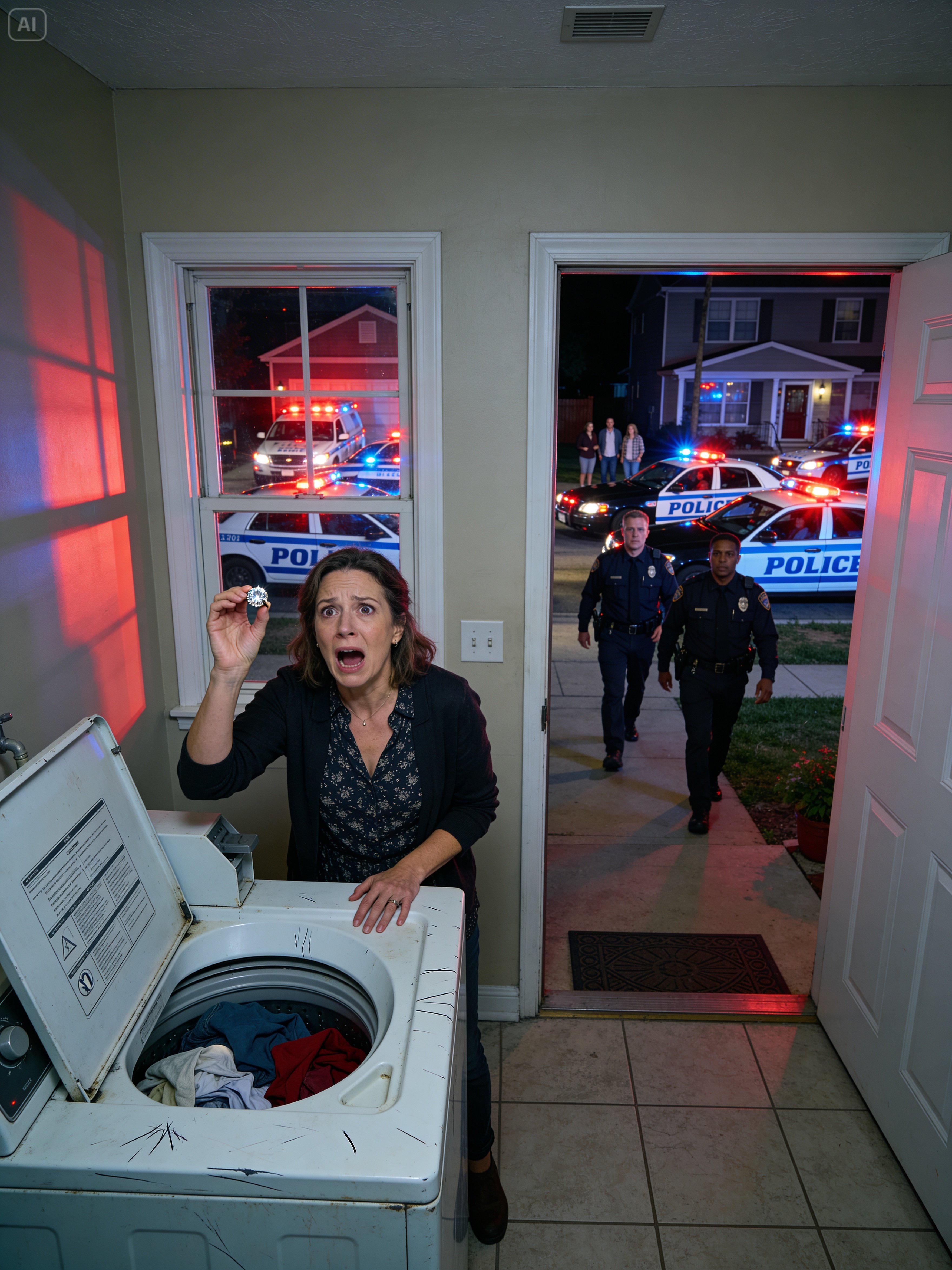 I Bought a Used Washing Machine and Found a Diamond Ring That Brought the Police to My Door