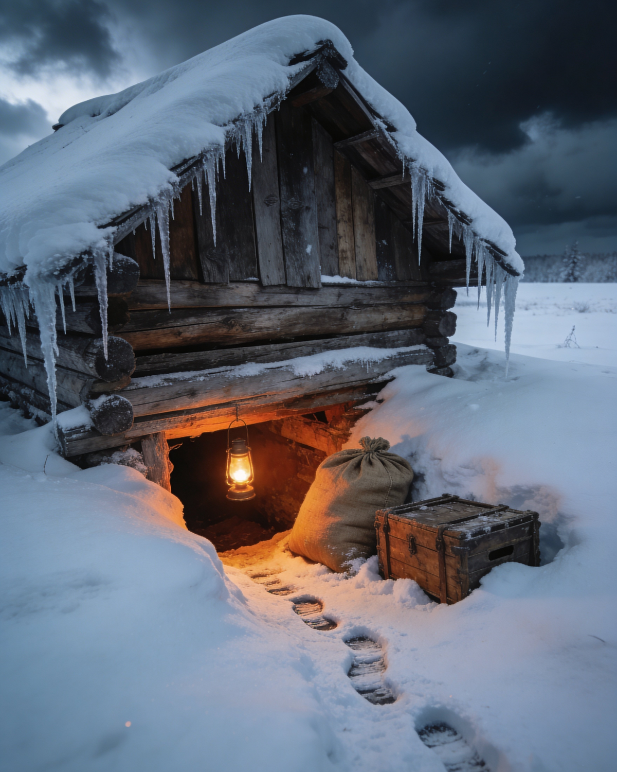 Everyone Ignored the Small Space Under the Woodshed — Then Winter Exposed It