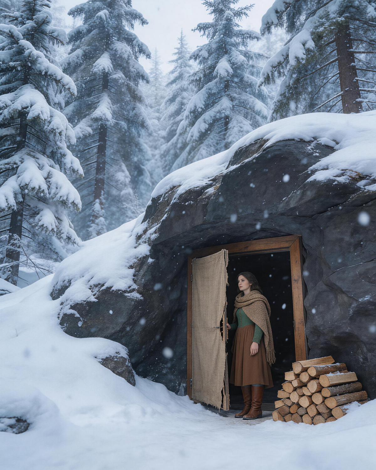 She Hid in a Cave During the Coldest Winter in 45 Years — What She Built Inside Shocked Everyone