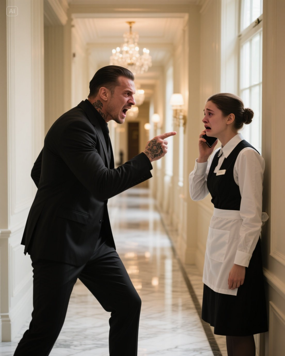 The Mafia Boss Accused a Shy Waitress – Then Froze When She Called Her Powerful Father