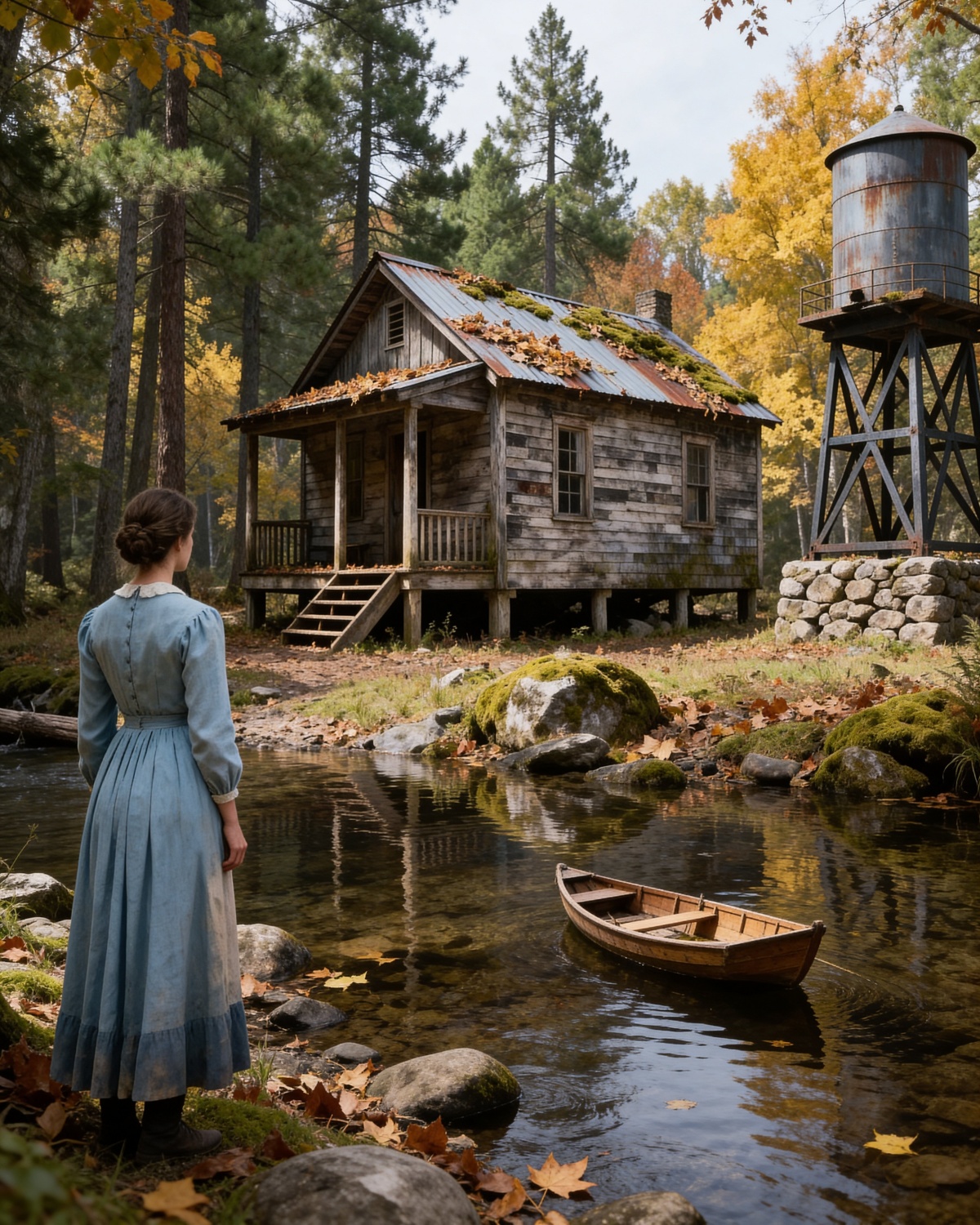 Parents In Law Kicked Her Out, She Bought a Log Cabin for $5 — They Were Shocked What It Became