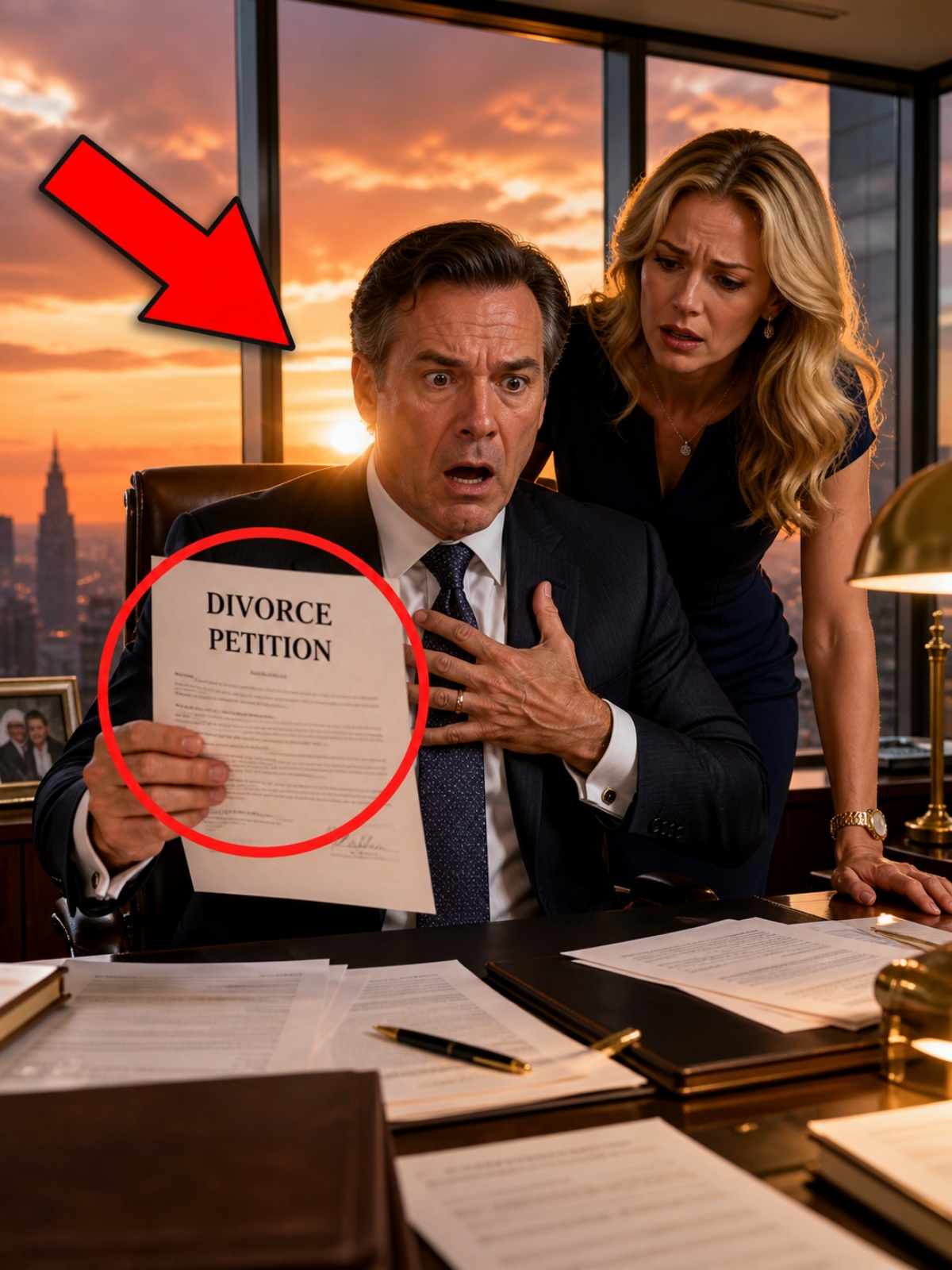 He Smiled With His New Secretary—Until His Wife’s Divorce Papers Arrived