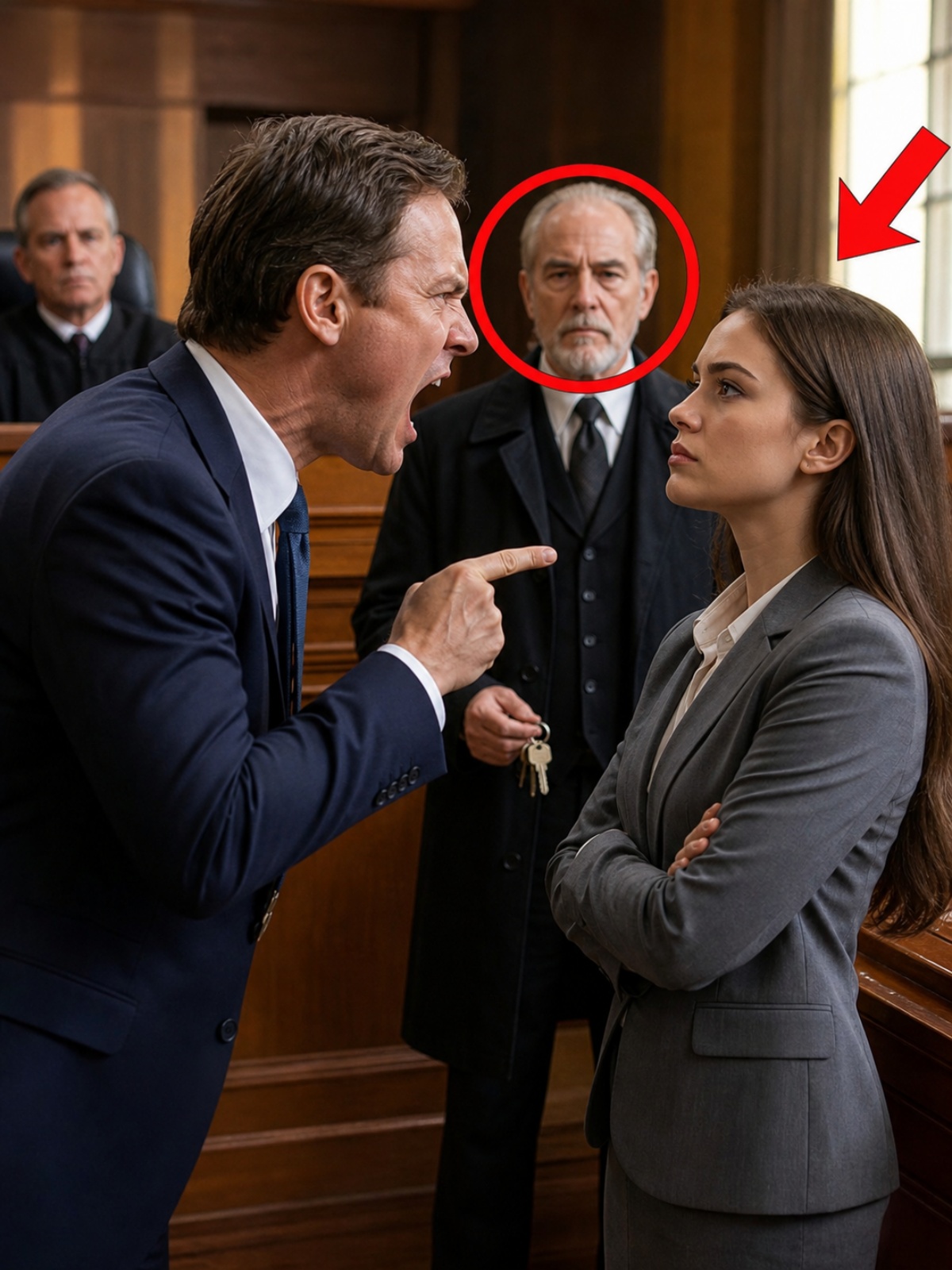 The Court Thought She Was Alone—Until a Global Tycoon Stood Up and Called Her “My Daughter”