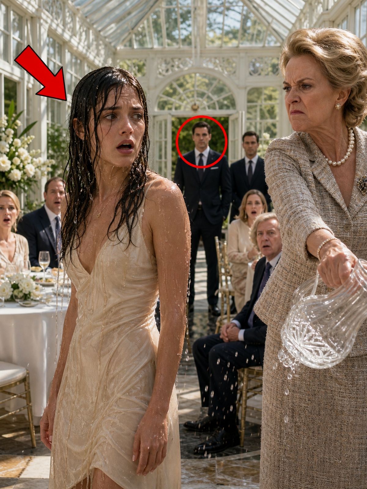 Mother-in-Law Threw Water on Her Future Daughter-in-Law—Then Her Billionaire Brother Walked In